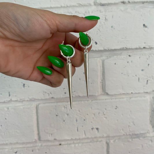 Spike Earrings.