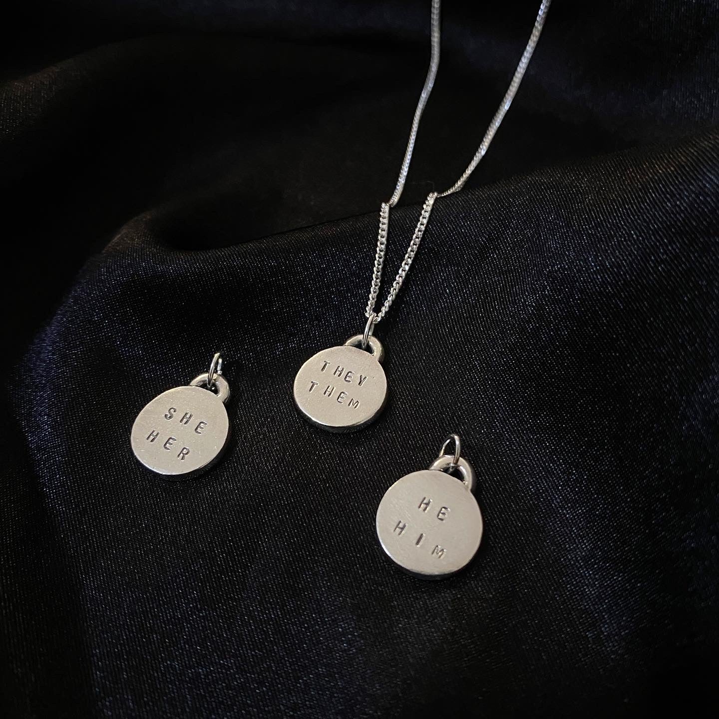 Pronouns Necklace.