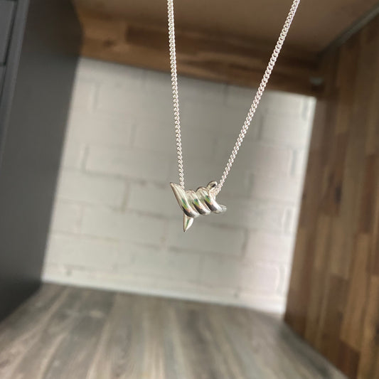 Barbed Wire Necklace.