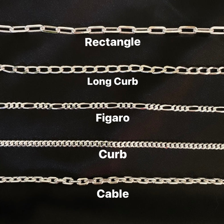 Mismatched Chunky Chain Necklace.