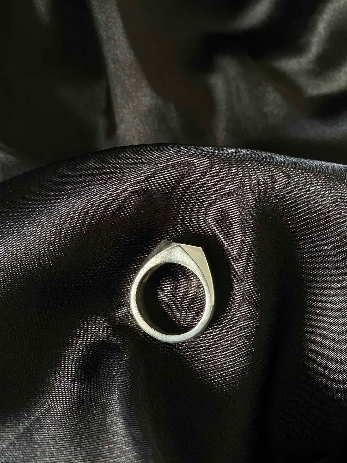 Hexagon Signet Ring.