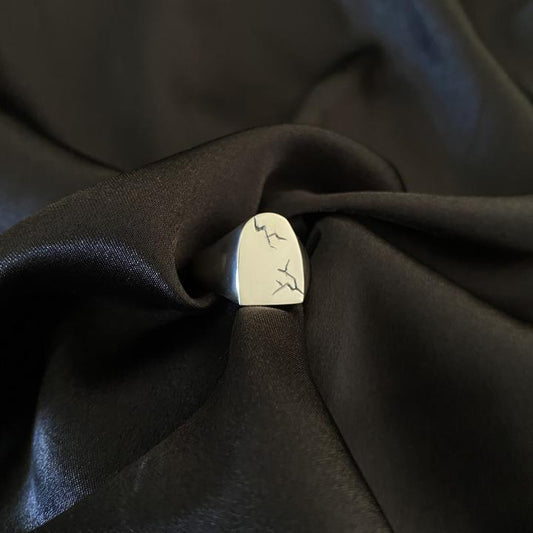 Tombstone Signet Ring.