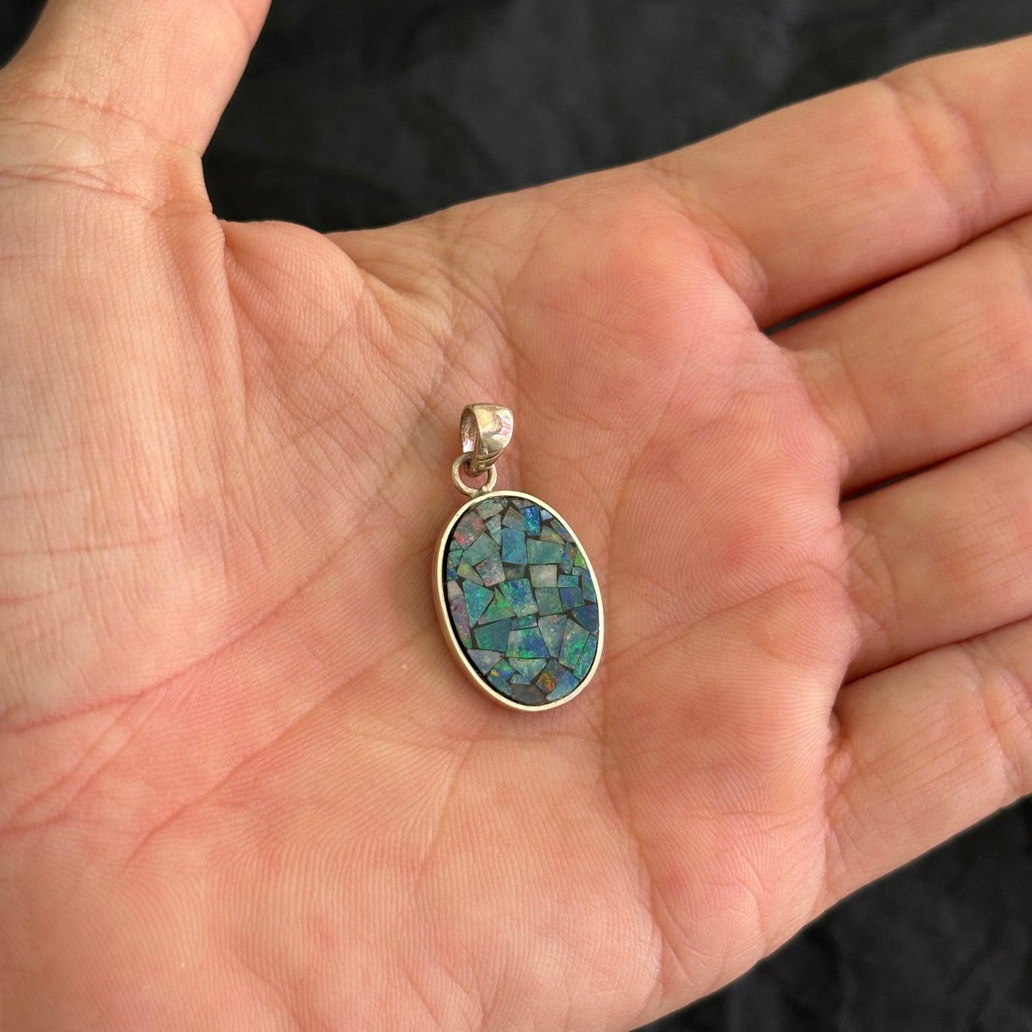 Australian Boulder Opal Pendant