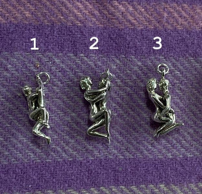 Vintage Erotic People Necklace