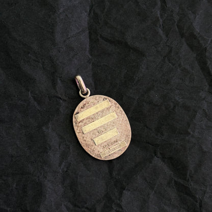 Greek Lovers Medallion Pendant