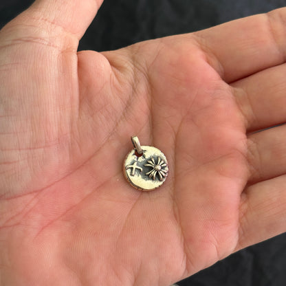 Chrome Hearts Style Round Pendant