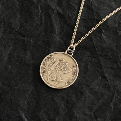 Erotic Coin Flip Necklace