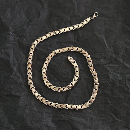Unique Snake Chunky Link Chain