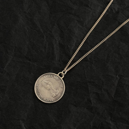 Erotic Coin Flip Necklace