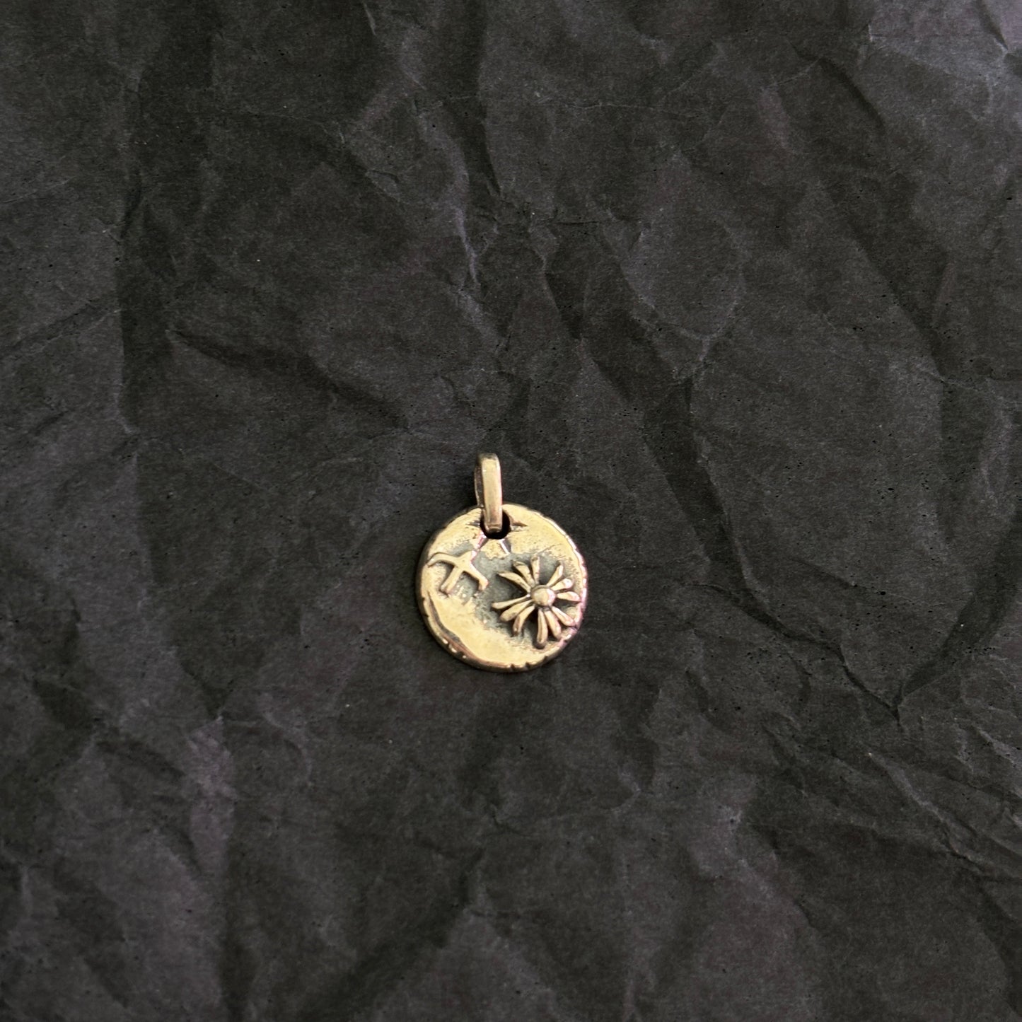 Chrome Hearts Style Round Pendant