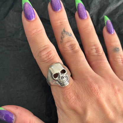 Vintage Skull Ring - Large