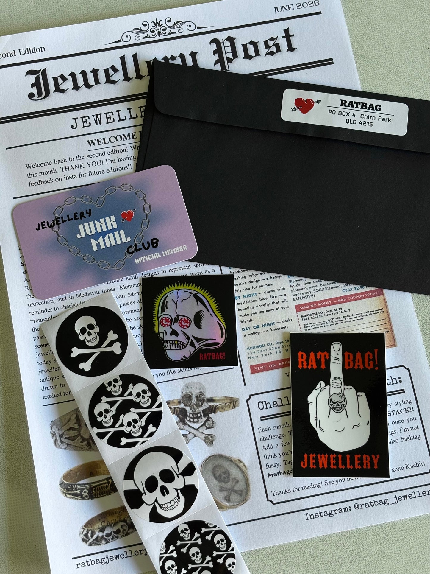 Jewellery Junk Mail Club