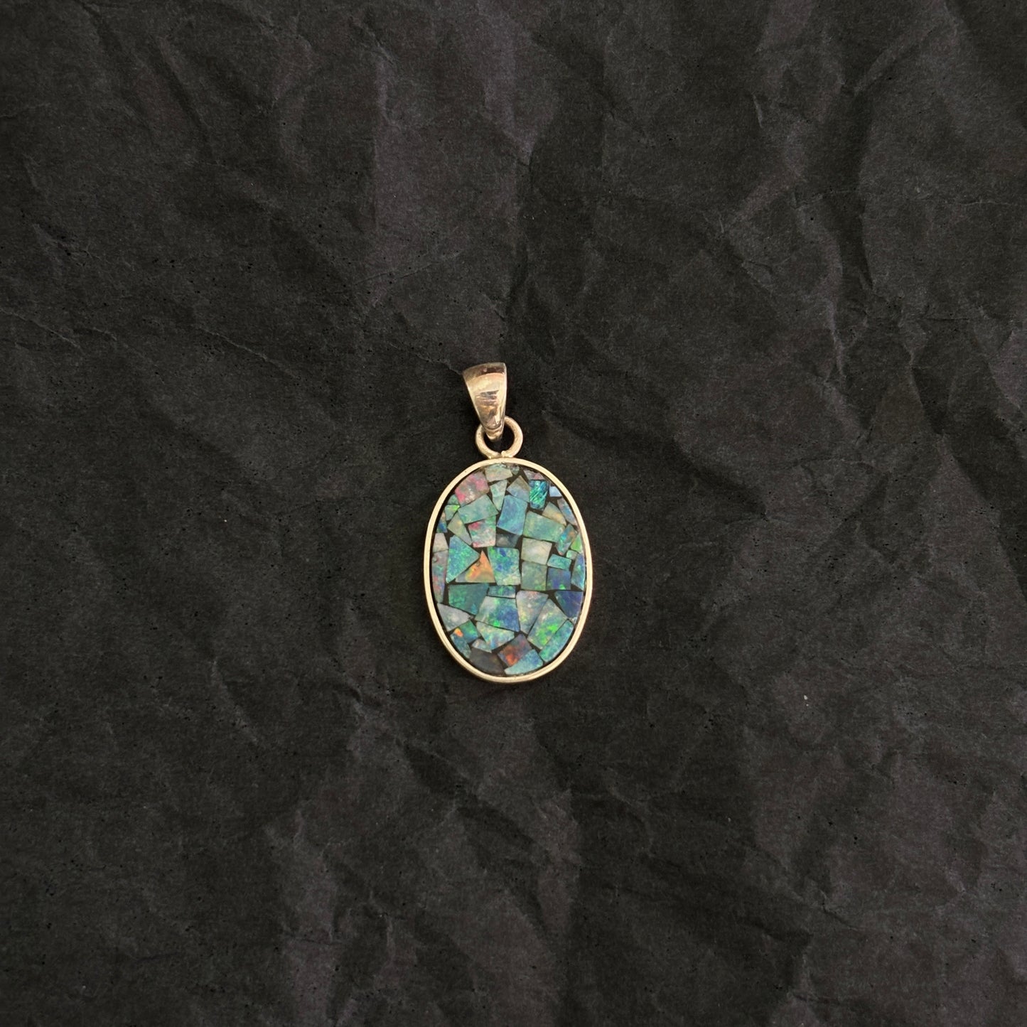 Australian Boulder Opal Pendant