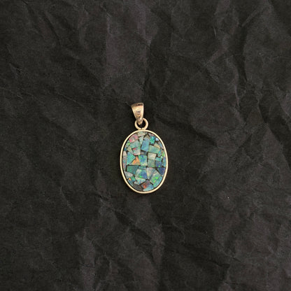 Australian Boulder Opal Pendant