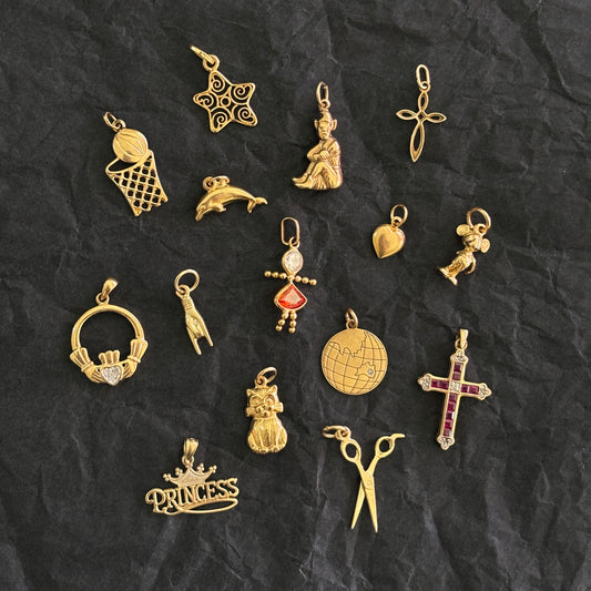 Vintage 9ct Gold Charms - Pick yours!