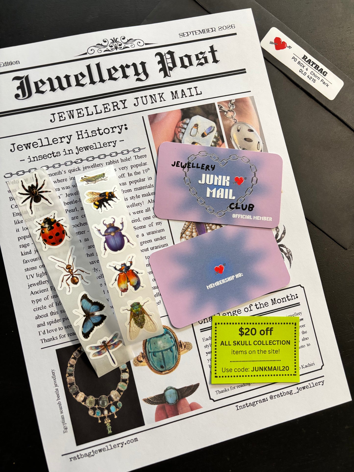 Jewellery Junk Mail Club
