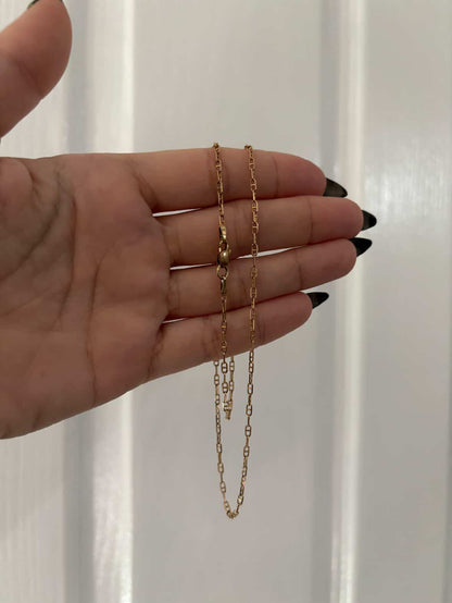Custom Listing - 9ct Gold Anchor Chain