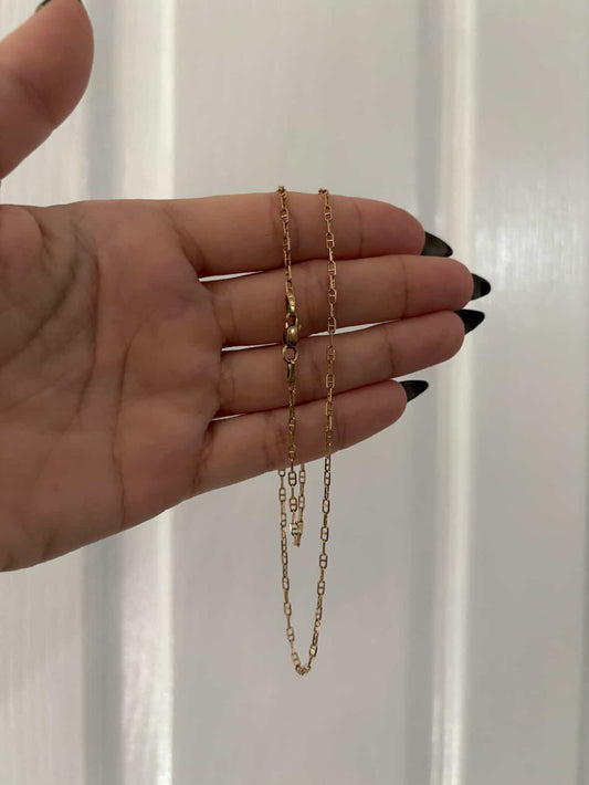 Custom Listing - 9ct Gold Anchor Chain
