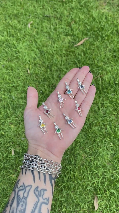 Vintage Y2K Person Necklace