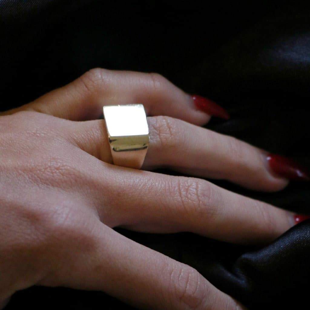 Box Signet Ring.