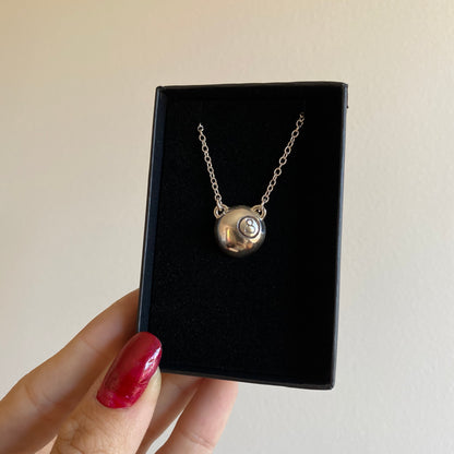 8 Ball Necklace.