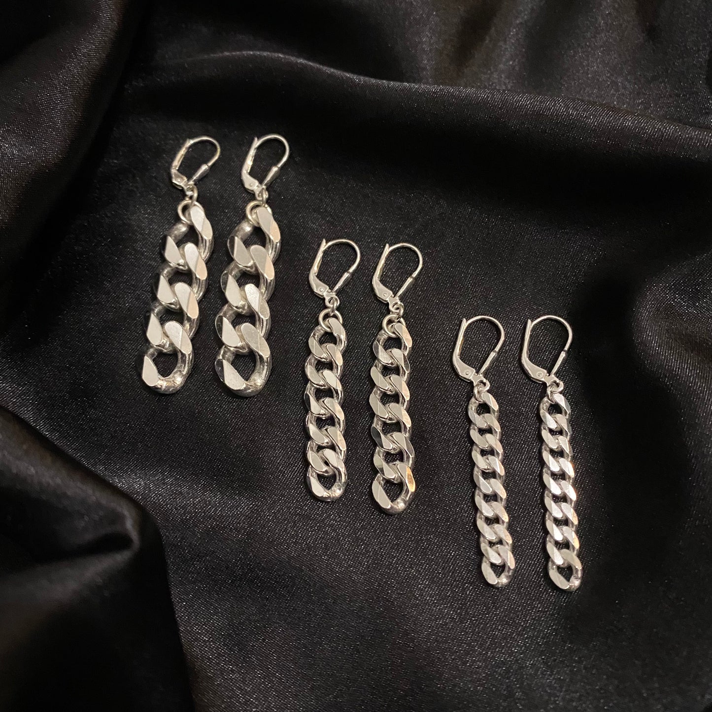 Chunky Chain Earrings.