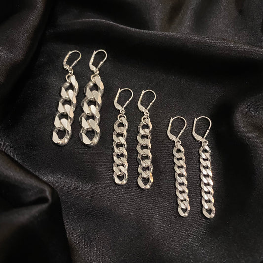 Chunky Chain Earrings.