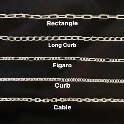 Mismatched Chunky Chain Necklace.