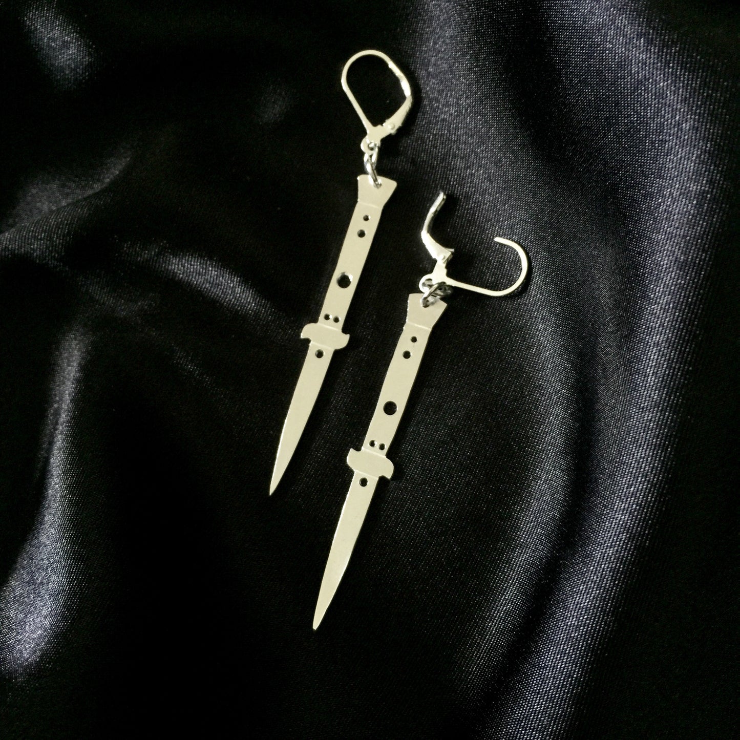 Switchblade Earrings.