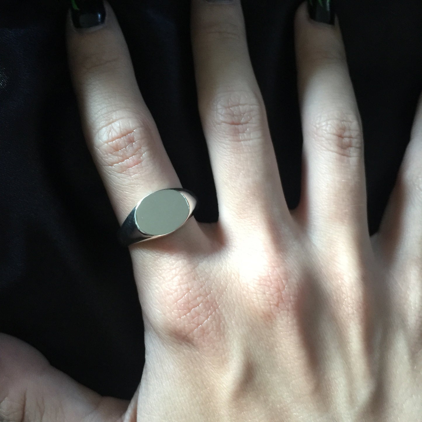 Oval Signet Ring.