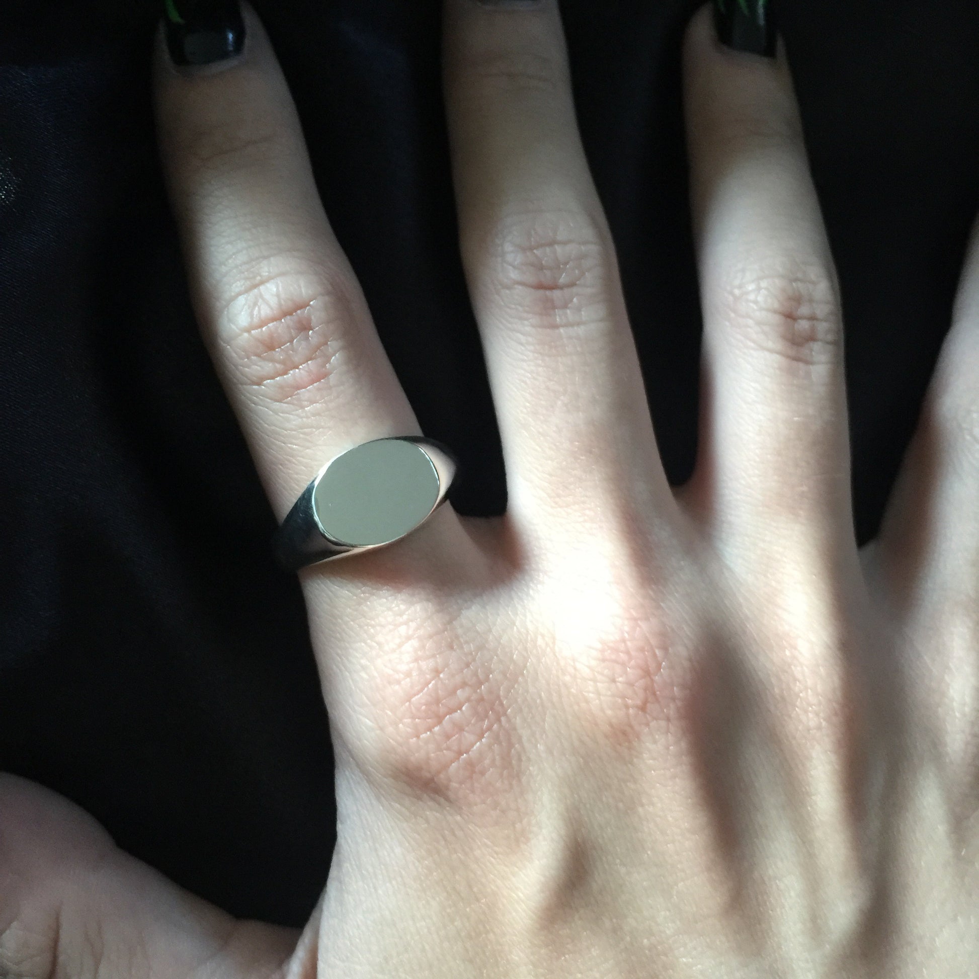 Oval Signet Ring.