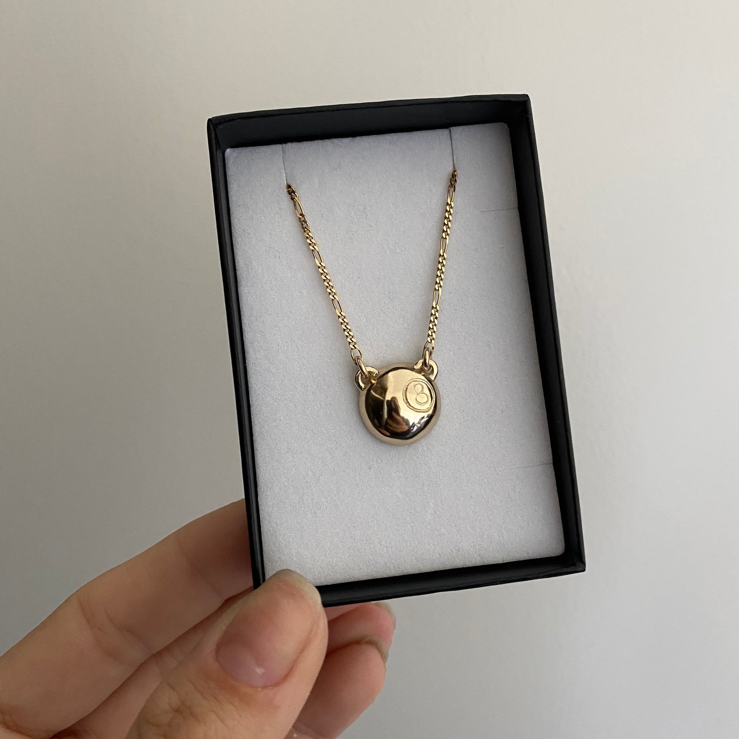 8 Ball Necklace.