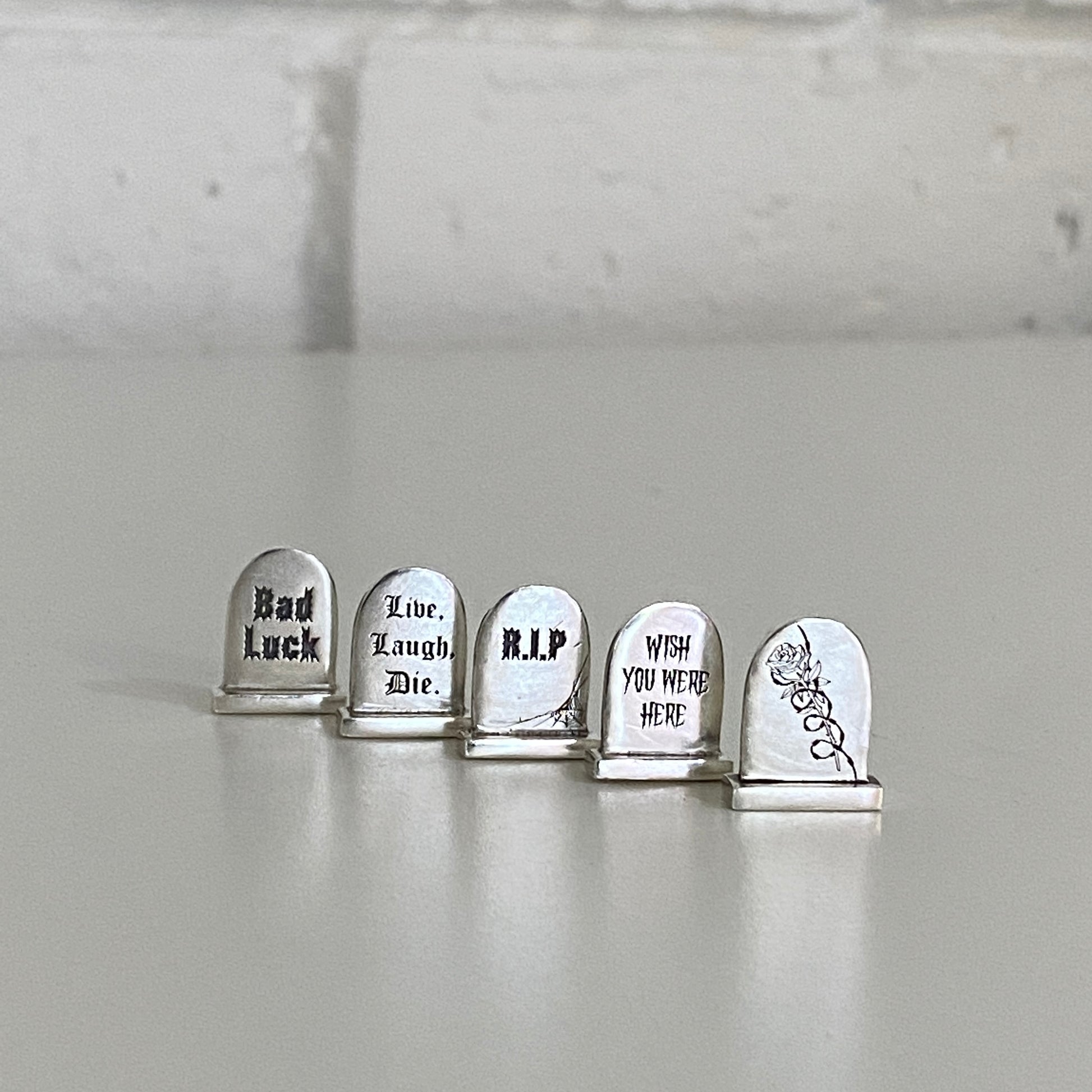 Headstone Necklace.
