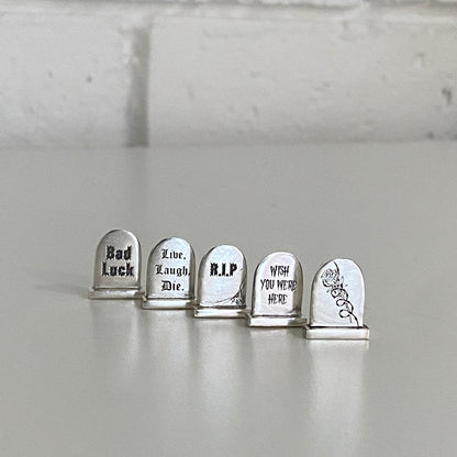 Headstone Necklace.
