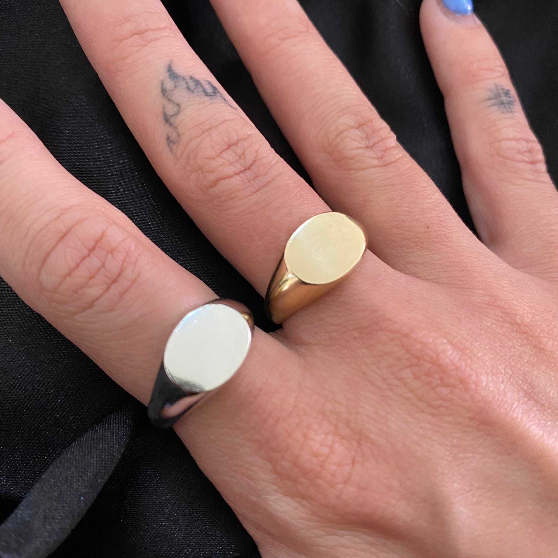 Oval Signet Ring.