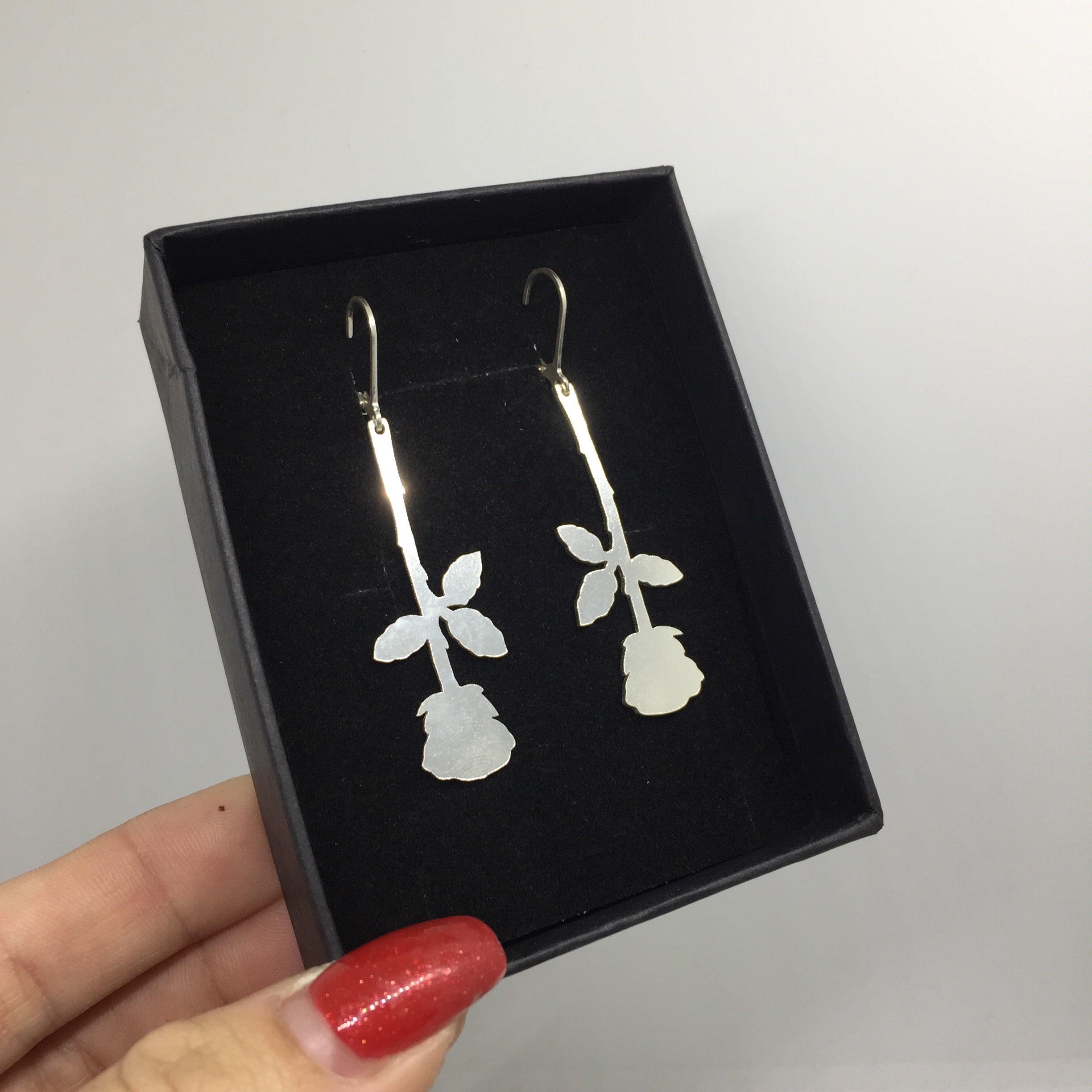 Rose Earrings.