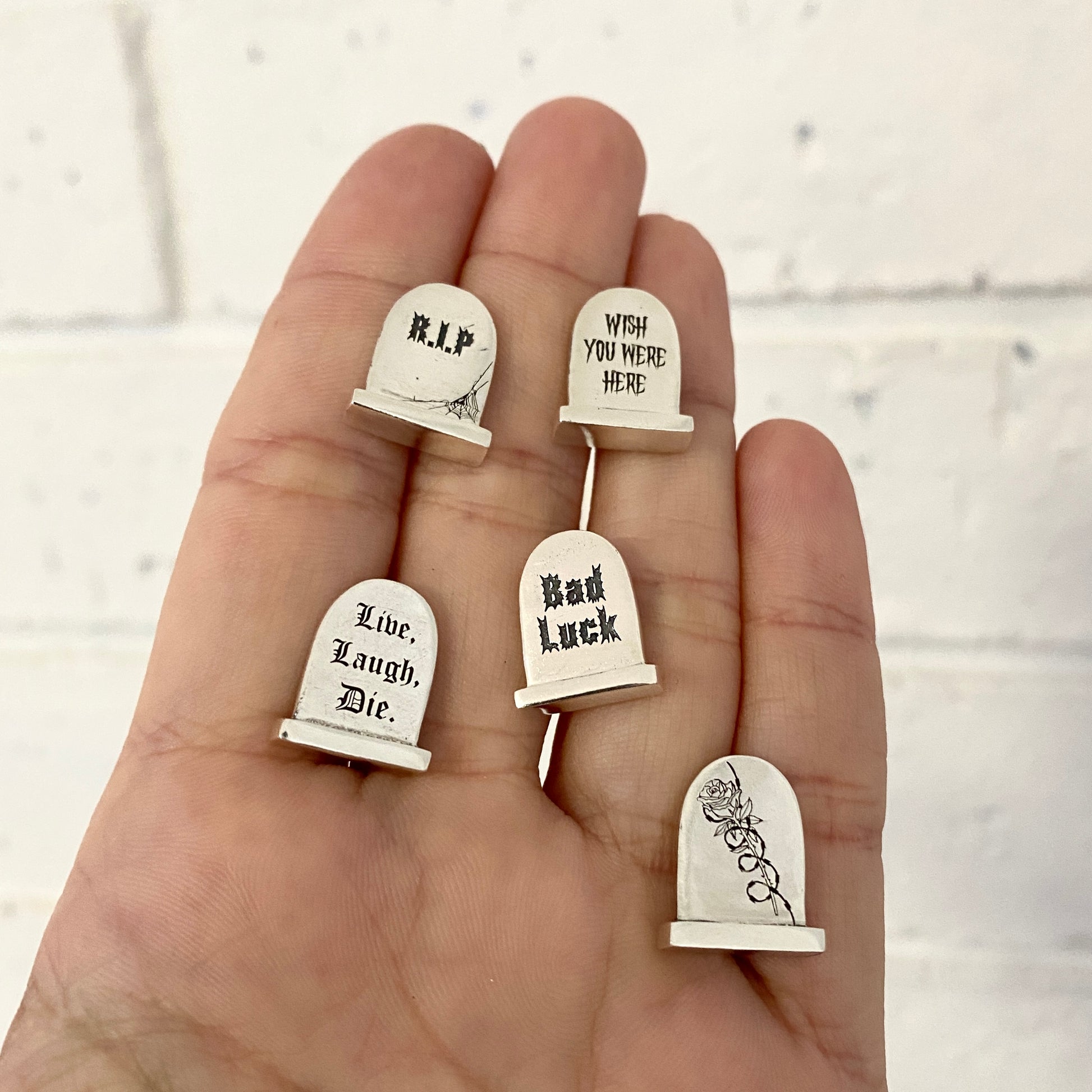 Headstone Necklace.