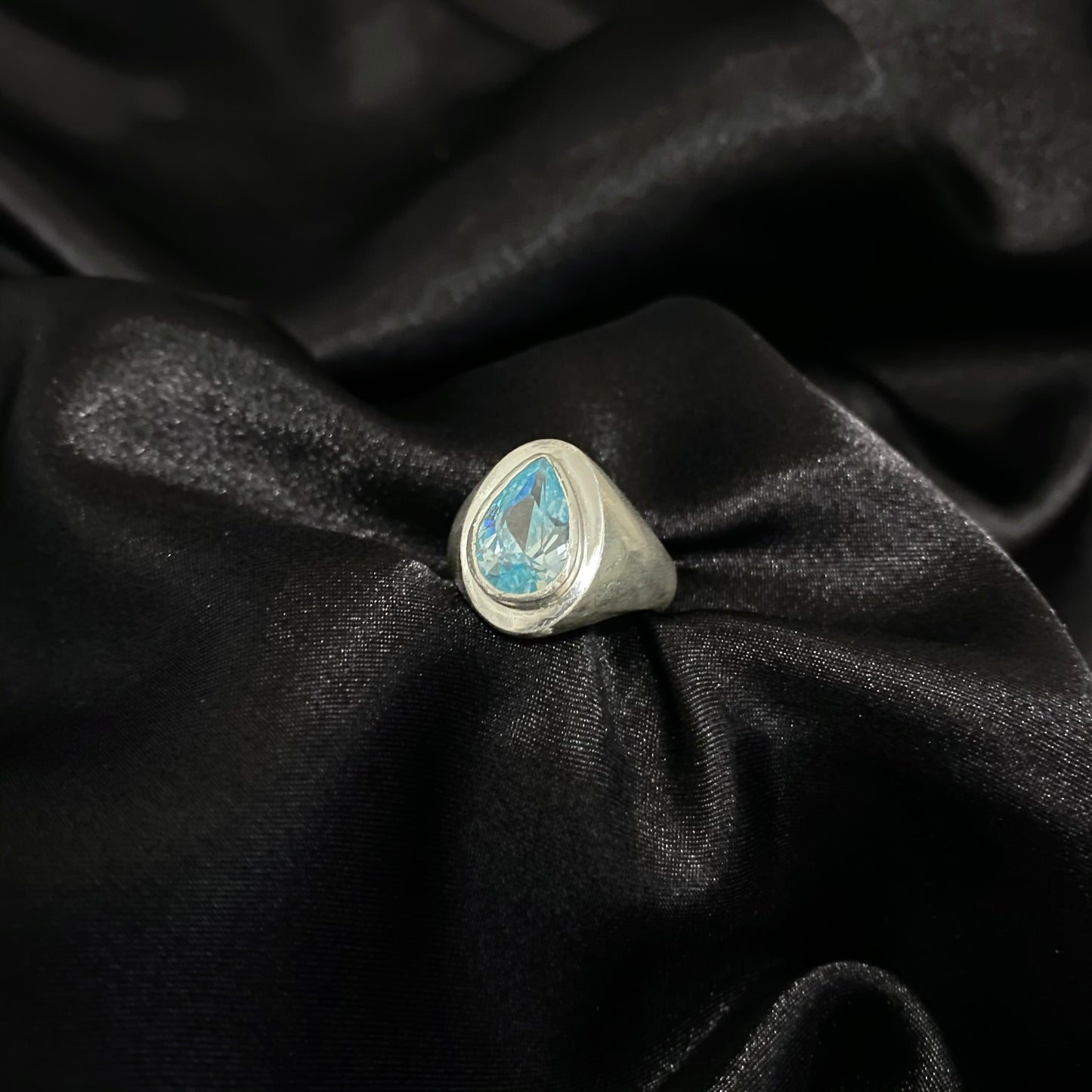 Tear Drop Ring.
