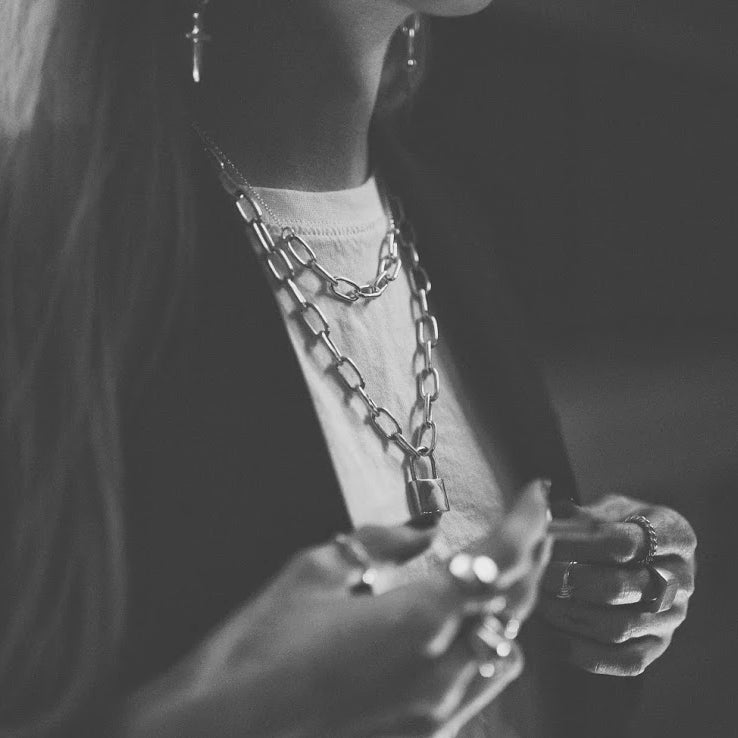Chain Link Necklace.